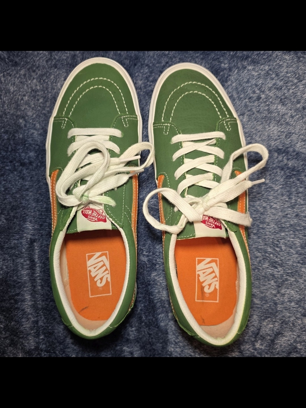 Vans Old Skool Sneakers (Green/Orange) Miami Hurricanes - Picture 5 of 7